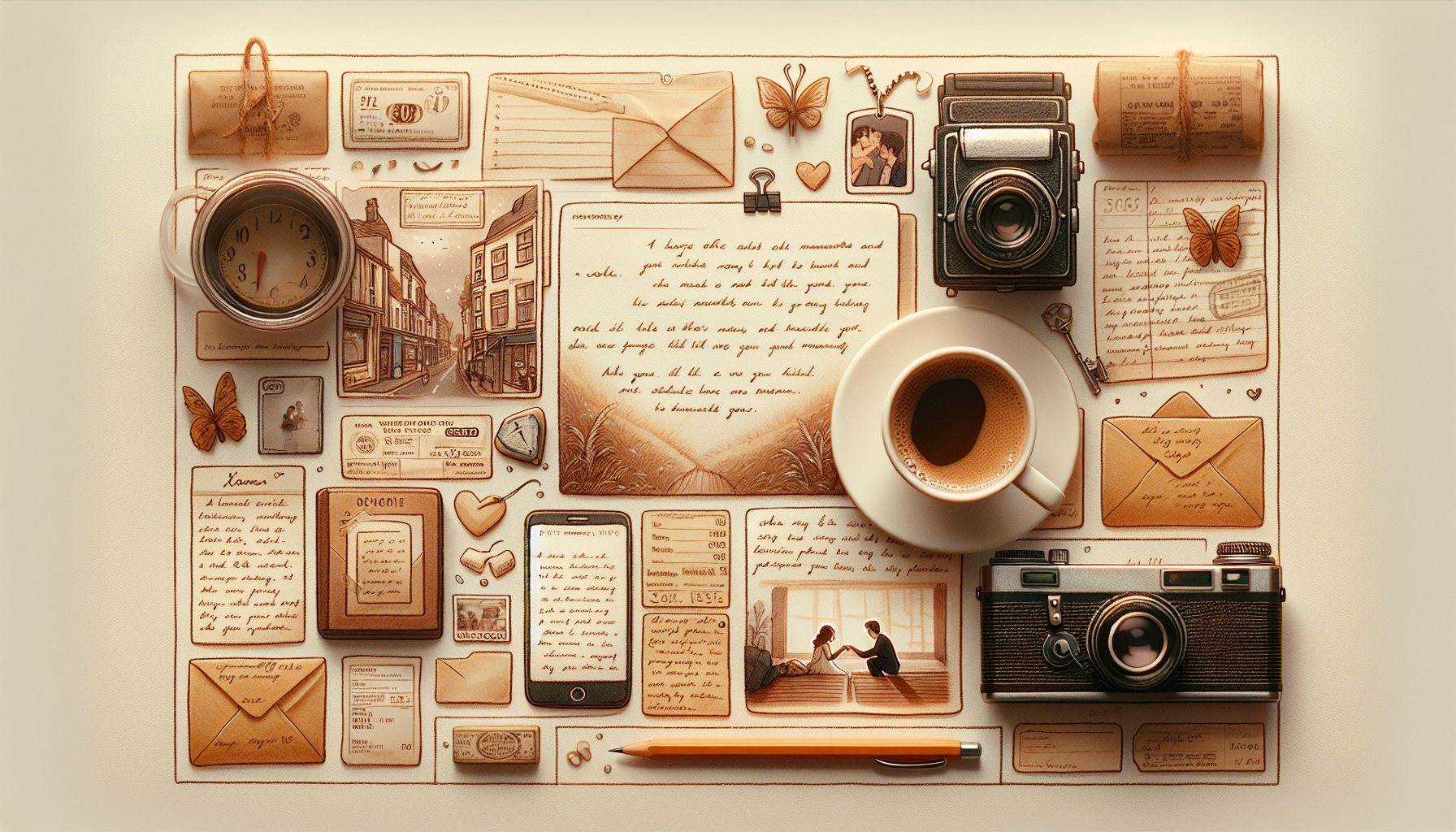 「感動を呼ぶ結婚式ムービー：思い出の品と手紙で紡ぐ二人の愛の物語」